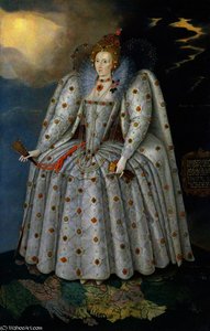 Queen Elizabeth I ('the Ditchley Portrait') — 마르쿠스 헤러르츠 2세