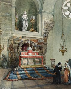 The Church Of Ecce Homo, Convent Of The Soeurs De Sion, Jerusalem — William Simpson