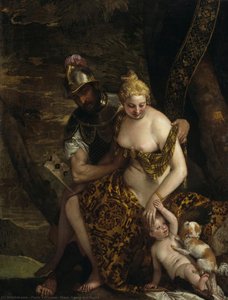 Mars, Venus And Cupid — Paolo Veronese