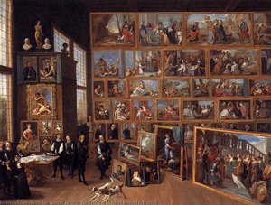 The Gallery Of Archduke Leopold In Brussels — David Teniers The Younger
