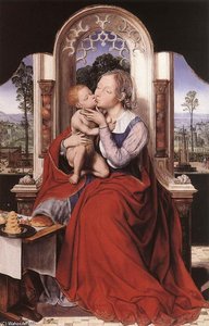 The Virgin Enthroned — Quentin Massys