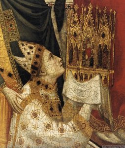 The Stefaneschi Triptych: St Peter Enthroned (detail)
