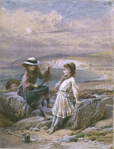 Two Girls And A Boy With Seaweed — William Stephen Coleman