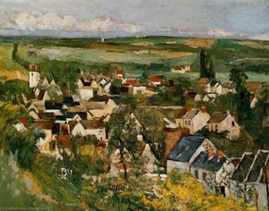 View Of Auvers-sur-oise — Paul Cézanne