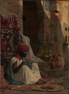 A Merchant In Cairo — 장 쥘 앙투안 르콤트 뒤 누이