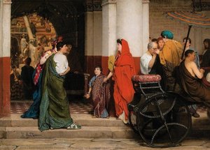 Entrance To A Roman Theatre — Lourens Alma Tadema
