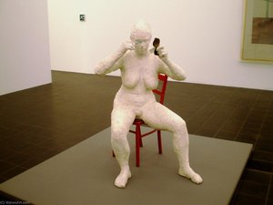 Girl Putting On Mascara — George Segal