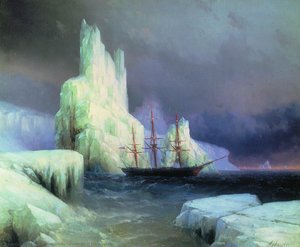 Icebergs In The Atlantic — Ivan Konstantinovich Aivazovsky