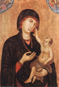 Madonna Ja Laps Kahe Inglasega — Duccio