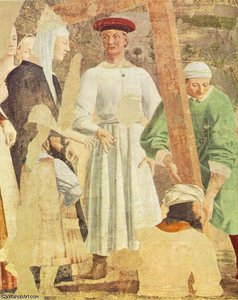 Opdagelsen Af Korsets Sandhed (detalje) — Piero Della Francesca