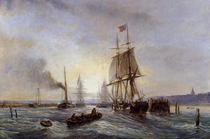 Entrance To The Port — Stanislas Lépine