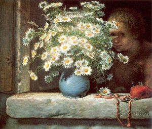 The Bouquet Of Margueritas — Jean-françois Millet