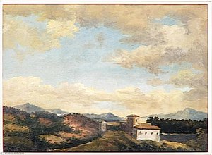 A La Villa Farnese Arbres Et Fabriques — Pierre-henri De Valenciennes