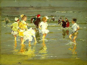 Children By The Sea — Edward Henry Potthast