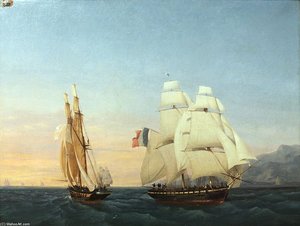 Retour De Lile Delbe-garneray — Ambroize Louis Garneray