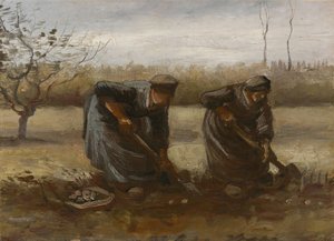 Peasant Women Digging Up Potatoes — Vincent Willem Van Gogh