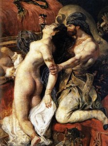 Døden til Sardanapalus (detaljer)