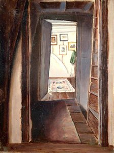 Pollingfold, Abinger, Surrey (view Towards A Landing) — Ernest C Christie