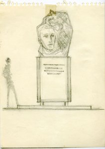 Sketch For Henry Ford Memorial — Marshall Maynard Fredericks