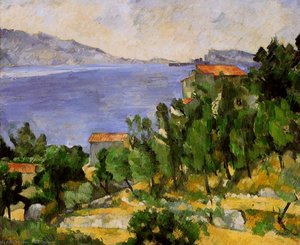 The Bay Of L'estaque From The East — Paul Cézanne