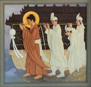 Carrying The Coffin Of His Father — Музей Будды Фо Гуан Шань