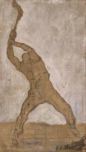 Lumberjack, Study — Ferdinand Hodler