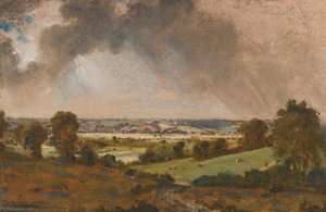 Dedham Vale, With A View To Langham Church From The Fields Just East Of Vale Farm, East Bergholt — John Constable