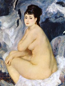 Akt Sedící Na Pohovce — Pierre-auguste Renoir