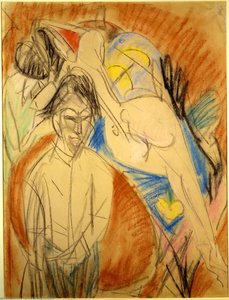 L'homme Et La Femme Nue — Ernst Ludwig Kirchner