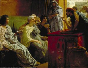 The Wine Shop — Lourens Alma Tadema