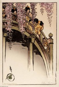 Moon Bridge At Kameido — Helen Hyde