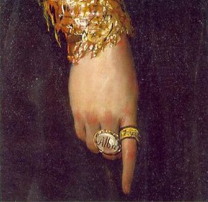 Duchess Of Alba, Detalj 2, Hispan — Francisco José De Goya Y Lucientes