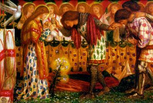 How Sir Galahad, Sir Bors and Sir Percival Were Fed with the Sanct Grael; but Sir Percival’s Sister Died by the Way