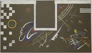 Model Of Pannel For The Exhibit Of Juryfreie: Wall C — Wassily Wassilyevich Kandinsky