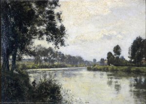 Paysage Avec Rives — Stanislas Lépine