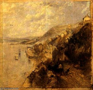Figures Resting Above a Cove, Cork