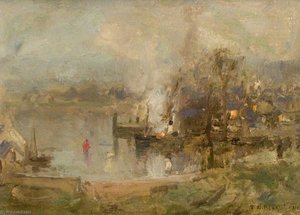Kirkcudbright Harbour — Thomas Bromley Blacklock