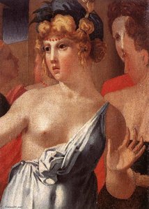 Moses Defending The Daughters Of Jethro (detail) — 로소 피오렌티노