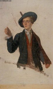 Young Man With A Musket — George Harvey