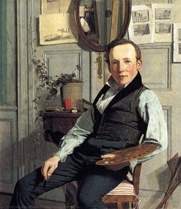 Portrait Of Frederik Sødring — Christen Købke