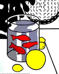 Still Life met Visstaaltjes (en een schilderij van een Golfbal)