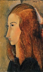 Portrait Of Jeanne Hebutern — Amedeo Clemente Modigliani