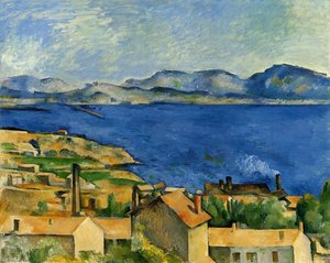 A Marseille-i Golf L'estaque Távolból — Paul Cézanne