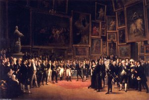 Charles X Distributing Awards At The Salon Of 1824 — Jean-auguste-dominique Ingres
