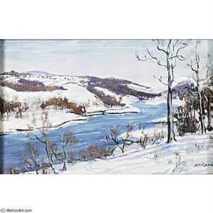Snow Scene — 월터 에머슨 바움