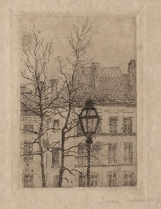 Die Straßenlaterne — James Ensor