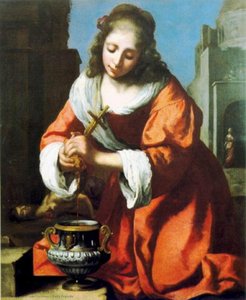 Saint Praxidis — Johannes Vermeer