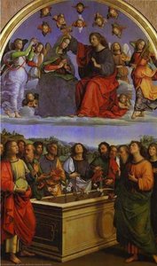 A Szüz Mária Koronázása — Raffaello Sanzio