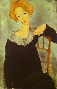 Nainen Punaisella Hiuksella — Amedeo Modigliani