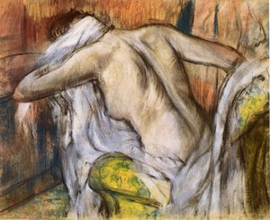 Dopo Il Bagno, Donna Che Si Asciuga — Hilaire-germain-edgar Degas